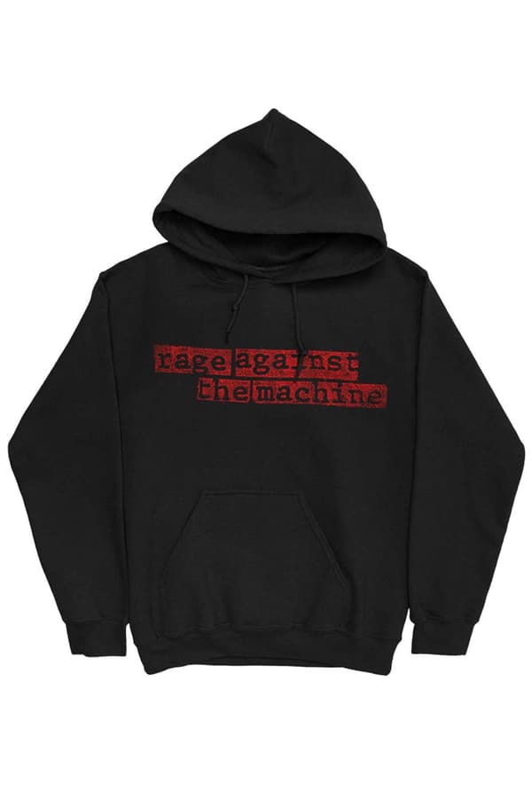 Rage Against The Machine Hoodie Nuns Band Logo Official Mens Black Pullover Black L