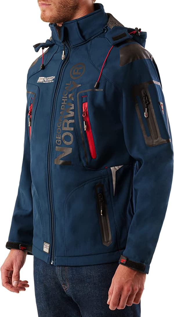 Softshelljacka S Blå Geographical Norway