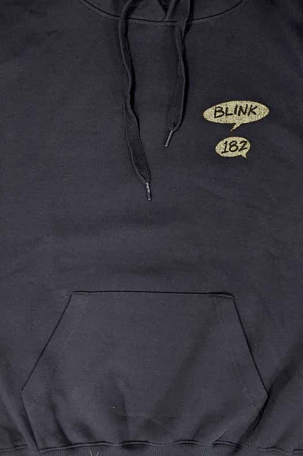 Blink-182 Hoodie Roger Rabbit Band Logo Official Unisex Navy Blue Pullover