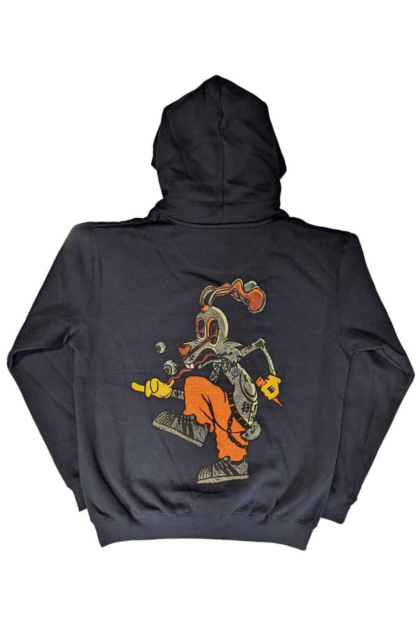 Blink-182 Hoodie Roger Rabbit Band Logo Official Unisex Navy Blue Pullover