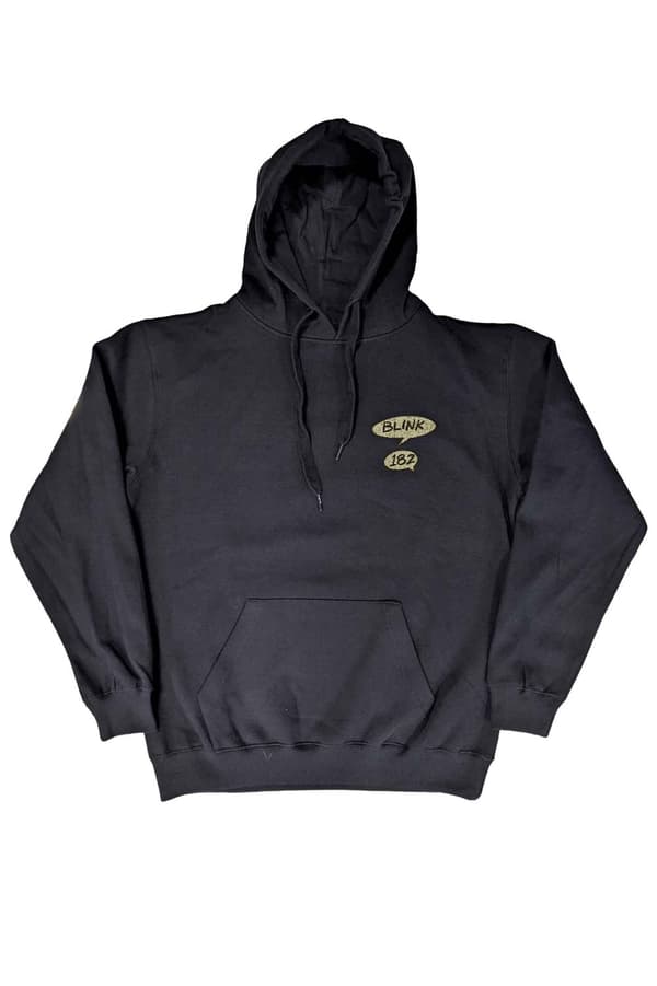 Blink-182 Hoodie Roger Rabbit Band Logo Official Unisex Navy Blue Pullover Navy M