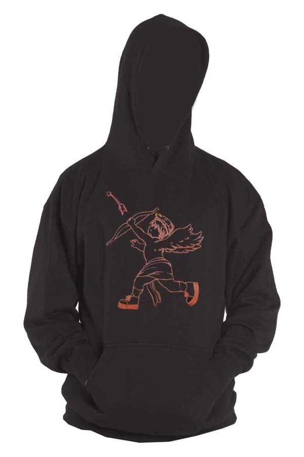 Yungblud Hoodie Cupid Logo Official Unisex Black Pullover