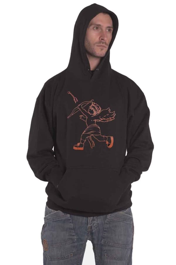 Yungblud Hoodie Cupid Logo Official Unisex Black Pullover