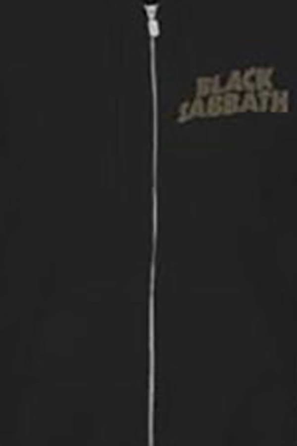 Black Sabbath Hoodie Tour 1978 Band Logo Official Womens Black Zipped