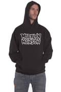 Miniatyrbild 1 av 4: Marilyn Manson Hoodie Classic Logo Official Unisex Black Pullover
