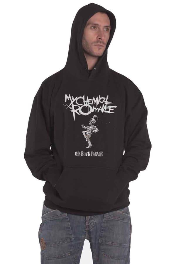 My Chemical Romance Hoodie The Black Parade Cover Official Unisex Black Pullover