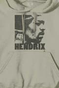 Miniatyrbild 2 av 2: Jimi Hendrix Hoodie Let Me Live Logo Official Unisex Sand Pullover