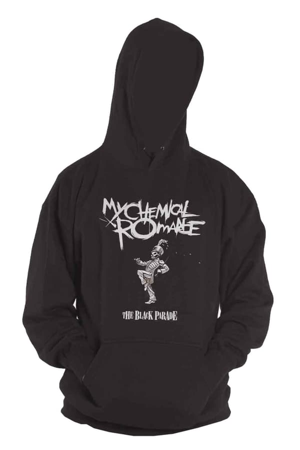 My Chemical Romance Hoodie The Black Parade Cover Official Unisex Black Pullover