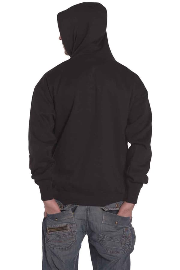 Motley Crue Hoodie Distressed Band Logo Official Unisex Black Pullover