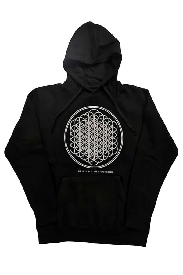 Bring Me The Horizon Hoodie Sempiternal Band Logo Official Unisex Black Pullover