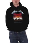 Miniatyrbild 1 av 2: Metallica Hoodie Master Of Puppets Tracks Official Mens Black Pullover