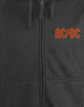 Miniatyrbild 3 av 4: AC/DC Hoodie Classic Band Logo Highway To Hell Official Charcoal Zipped