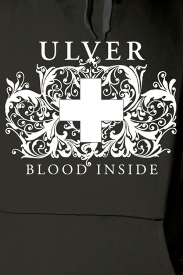 Ulver Hoodie Blood Inside Band Logo Official Mens Black Pullover