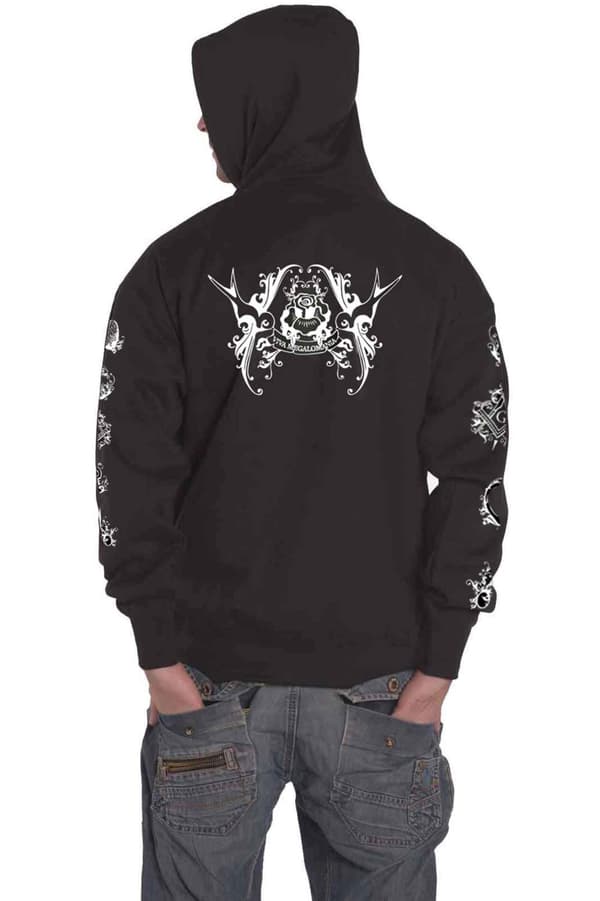 Ulver Hoodie Blood Inside Band Logo Official Mens Black Pullover