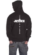 Miniatyrbild 2 av 4: Justin Bieber Hoodie Justice Logo Official Mens Black Pullover