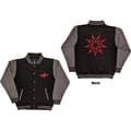 Pikkukuva 1 / 2: Slipknot Unisex Varsity Jacket: 9 Point Star (Back Print) (Small)