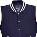Miniatyrbild 3 av 4: Biggie Smalls Jacket Crown Logo Official Unisex Navy Blue Varsity