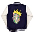 Miniatyrbild 2 av 4: Biggie Smalls Jacket Crown Logo Official Unisex Navy Blue Varsity