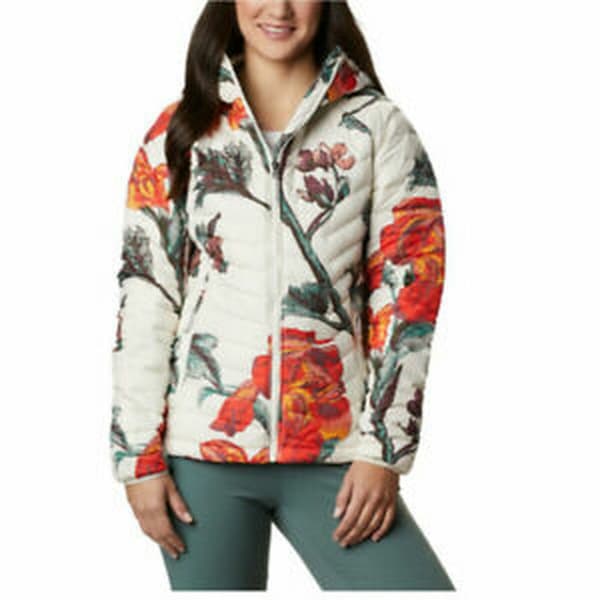 Sportsjakke til damer Columbia POWDER LITE WK1499-192 Hvid - XS