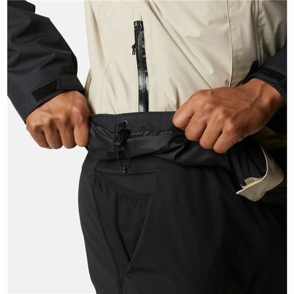 Jakke til Voksne Columbia Electric Peak Sort Beige 2-i-1 Med hætte - XL