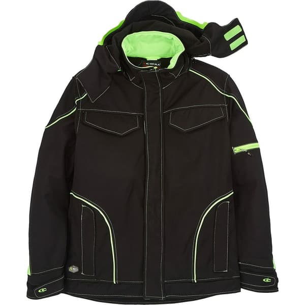 Jacka Cofra Tecka Belysning Lime Svart
