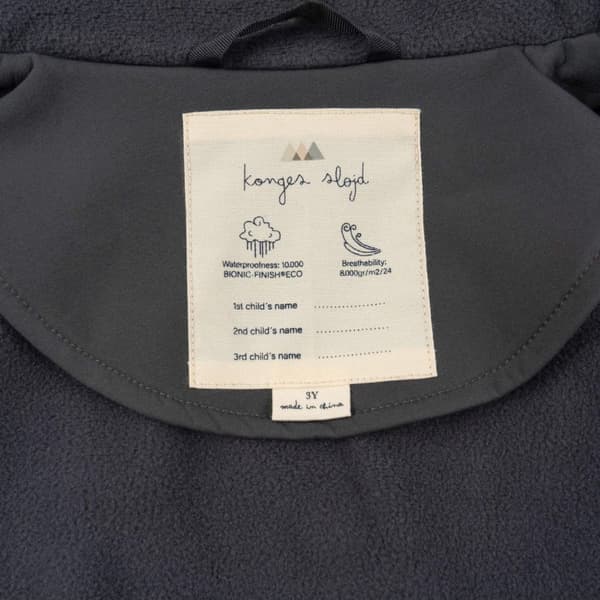 Lune Softshell Jacket Magnet, Str. 4 år - Konges Sløjd