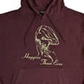 Miniatyrbild 2 av 3: Billie Eilish Hoodie Happier Than Ever Logo Official Unisex Brown Pullover