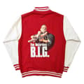 Miniatyrbild 2 av 3: Biggie Smalls Varsity Jacket Reachstrings Logo Official Unisex Red