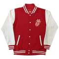 Miniatyrbild 1 av 3: The Rolling Stones Varsity Jacket Classic Tongue Logo Official Unisex Red