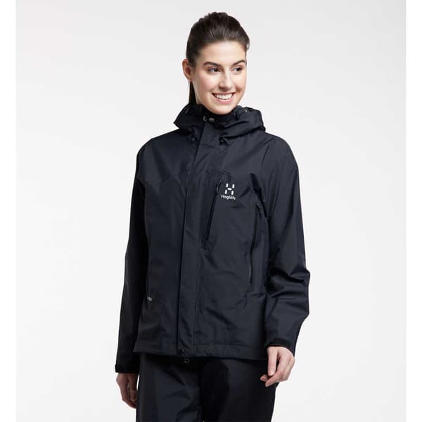 Haglofs Jacka Astral Goretex Svart M Kvinna