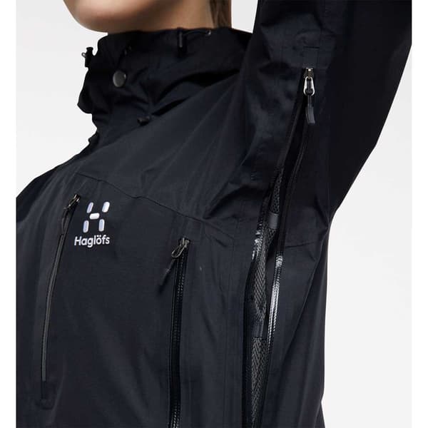 Haglofs Jacka Astral Goretex Svart M Kvinna