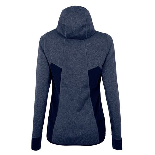 Salewa Fleece Med Hætte Puez Hybrid Polarlite Blå S Kvinde