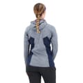 Miniatyrbillede 7 af 7: Salewa Fleece Med Hætte Puez Hybrid Polarlite Blå S Kvinde