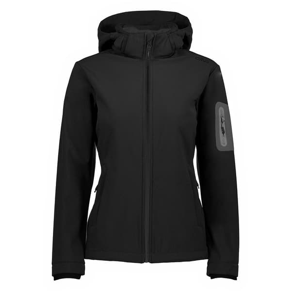 Cmp Jakke Softshell 39a5006 Sort M Kvinde