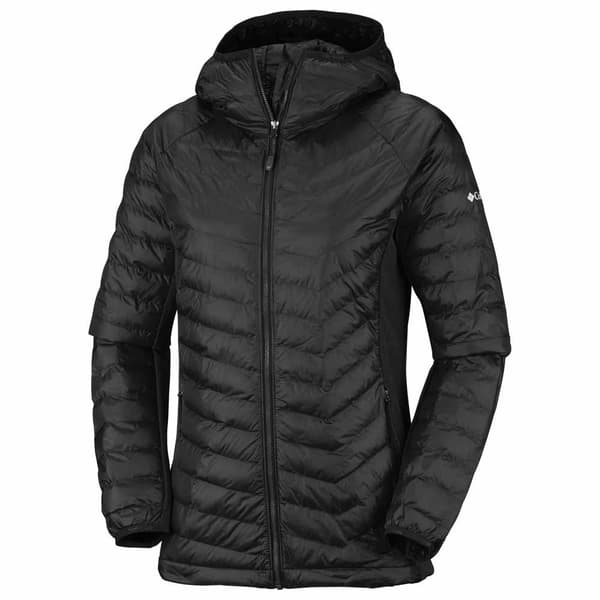 Columbia Jakke Powder Pass Sort M Kvinde