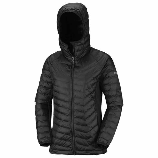 Columbia Jakke Powder Pass Sort S Kvinde
