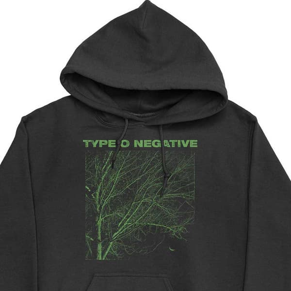 Type O Negative Hoodie Tree Band Logo Official Mens Black Pullover