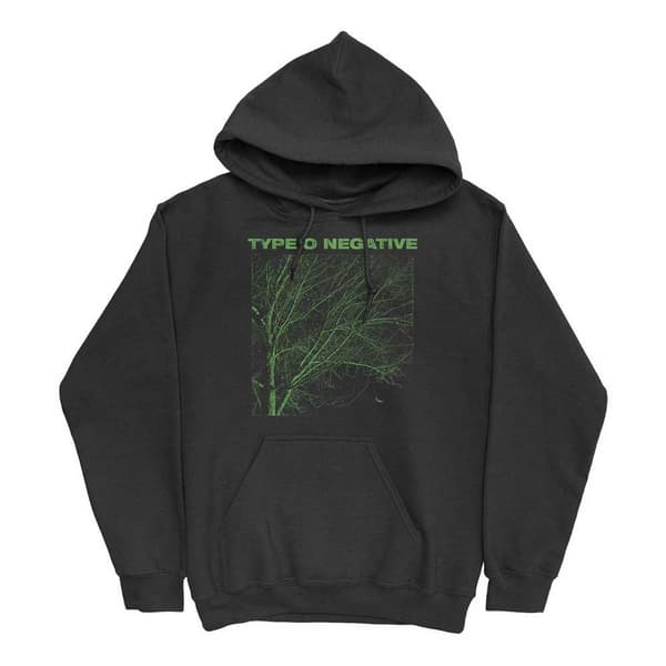 Type O Negative Hoodie Tree Band Logo Official Mens Black Pullover