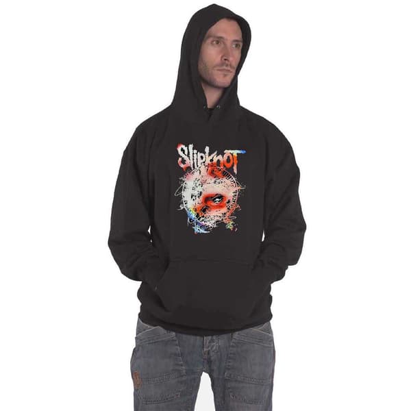 Slipknot Hoodie Death Band Logo Official Unisex Black Pullover