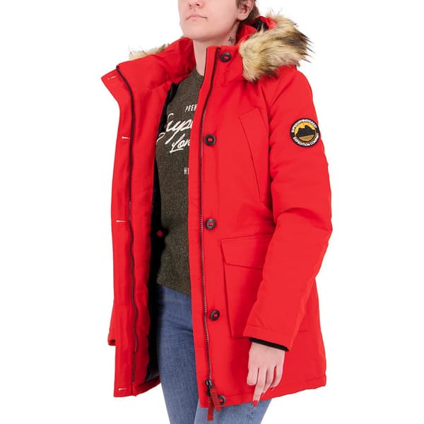 Superdry Jacka Everest Röd S Kvinna