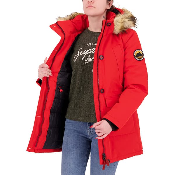 Superdry Jacka Everest Röd S Kvinna