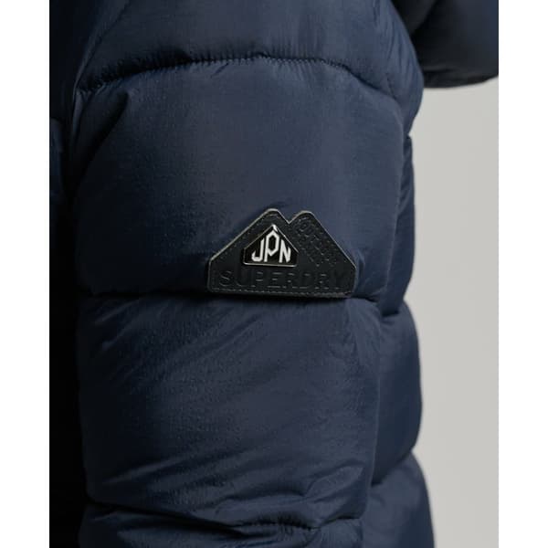 Superdry Jacka Vintage Hooded Mid Layer Mid Blå S Kvinna