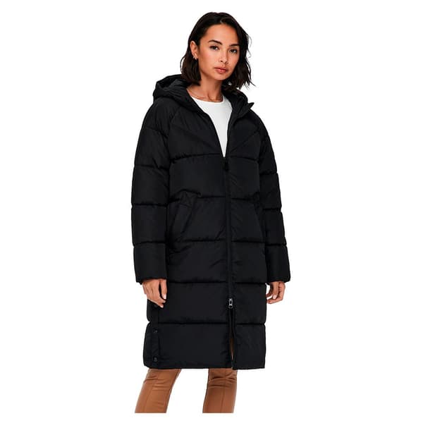 Only Täcka Amanda Long Puffer Svart XS Kvinna