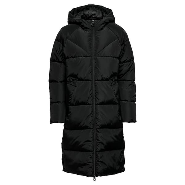 Only Frakke Amanda Long Puffer Sort M Kvinde