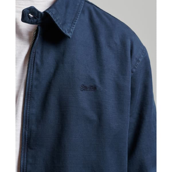 Superdry Jacka Vintage Classic Harrington Blå L Man