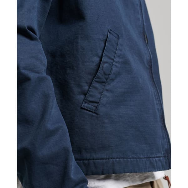 Superdry Jacka Vintage Classic Harrington Blå L Man