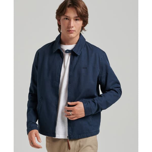 Superdry Jacka Vintage Classic Harrington Blå L Man
