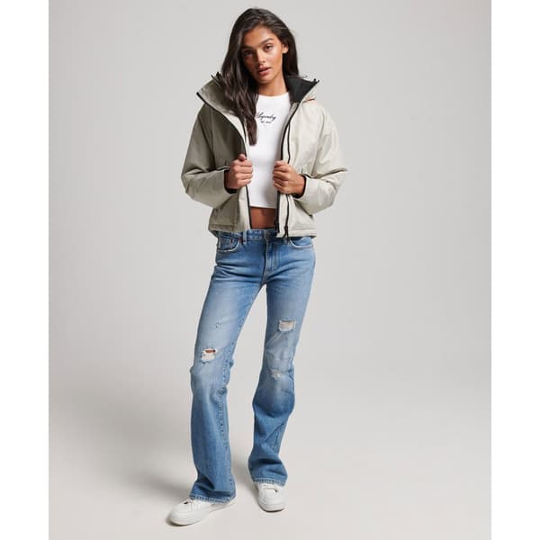 Superdry Jacka Code Windcheater Grå L Kvinna