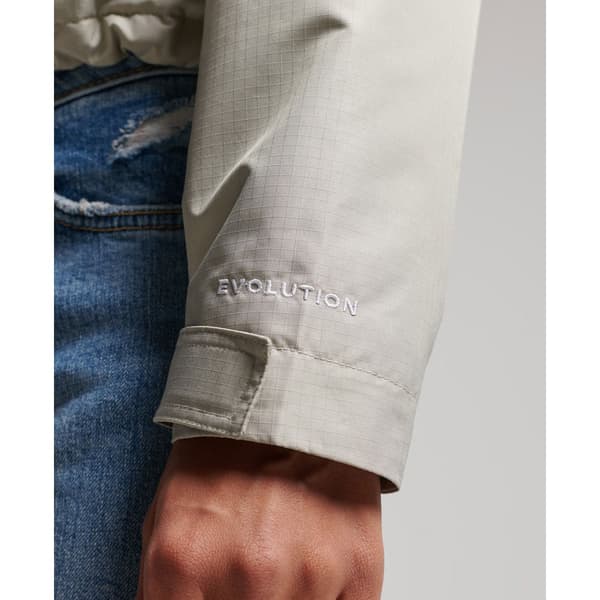 Superdry Jacka Code Windcheater Grå L Kvinna