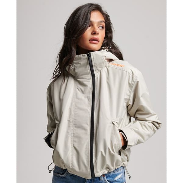 Superdry Jacka Code Windcheater Grå L Kvinna